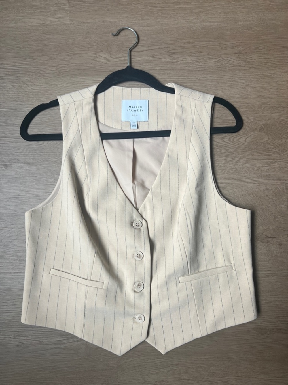 Maison d'Amélie light pink vest